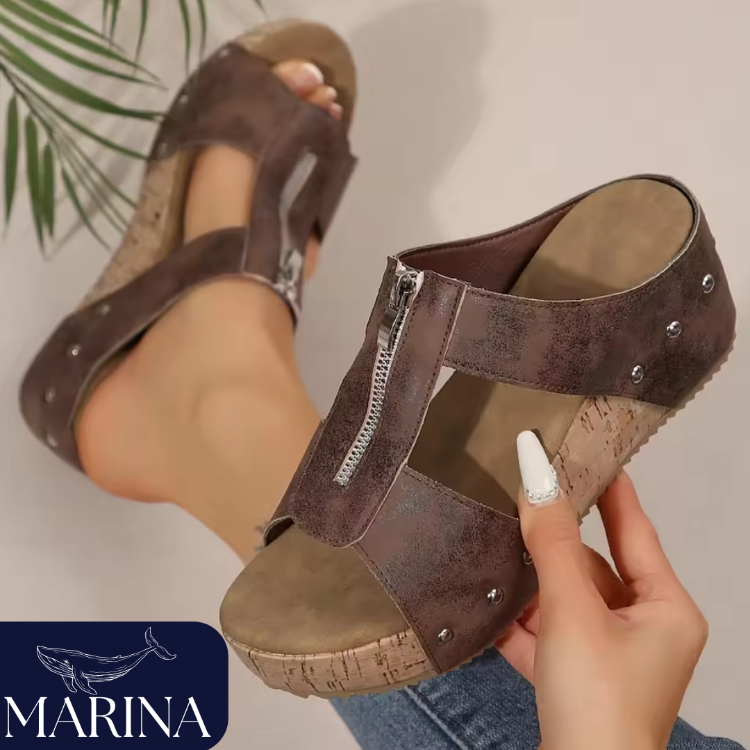 SANDALIAS ORTOPÉDICAS SANTORINI - MARINA™ | EDICIÓN PREMIUM